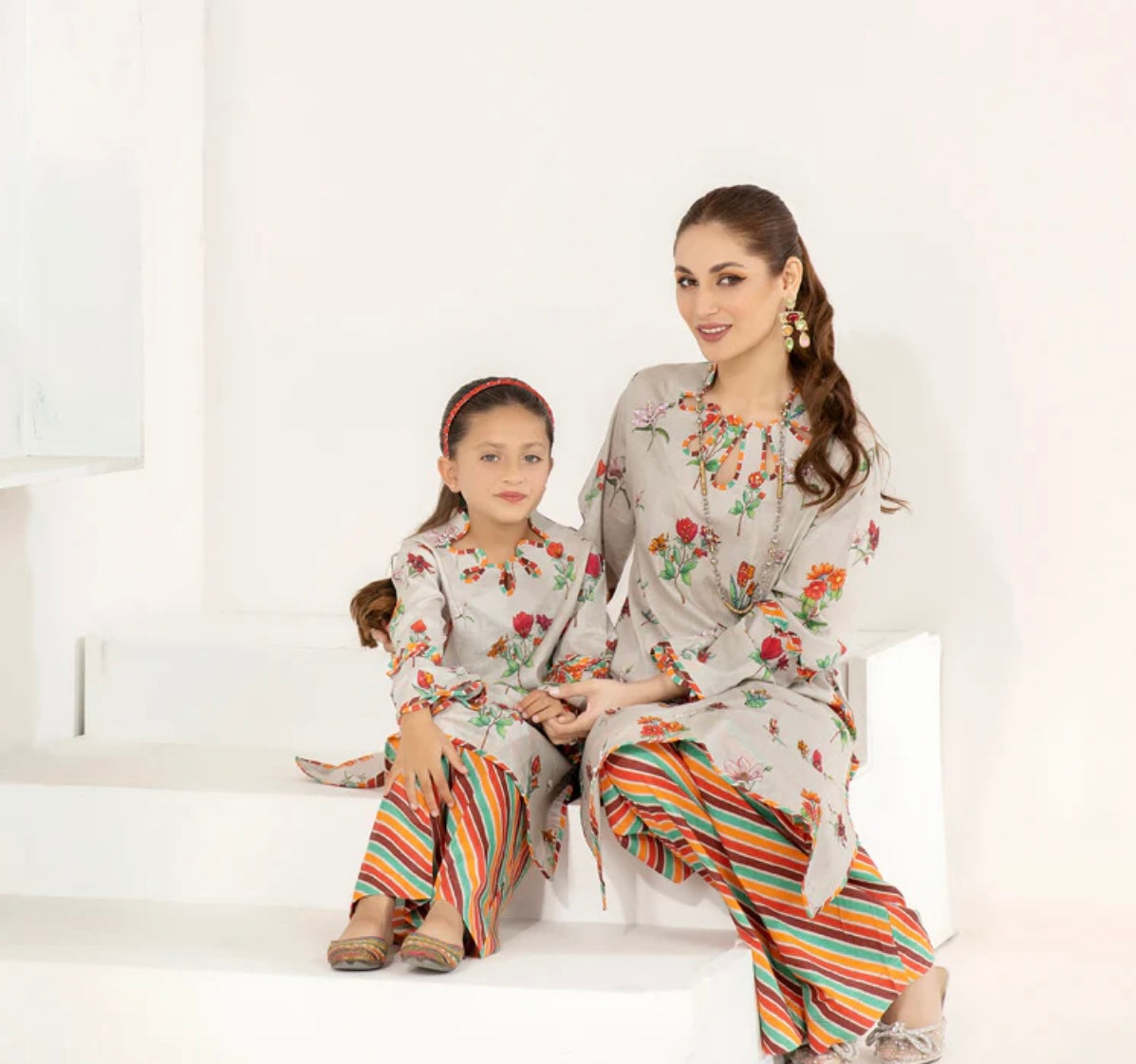 SIMRANS Mummy and Me/kids 2pc Co-ords Suit SCO-673