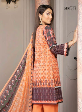 MUNIRA EMBROIDERED LAWN READY TO WEAR - MSL-03