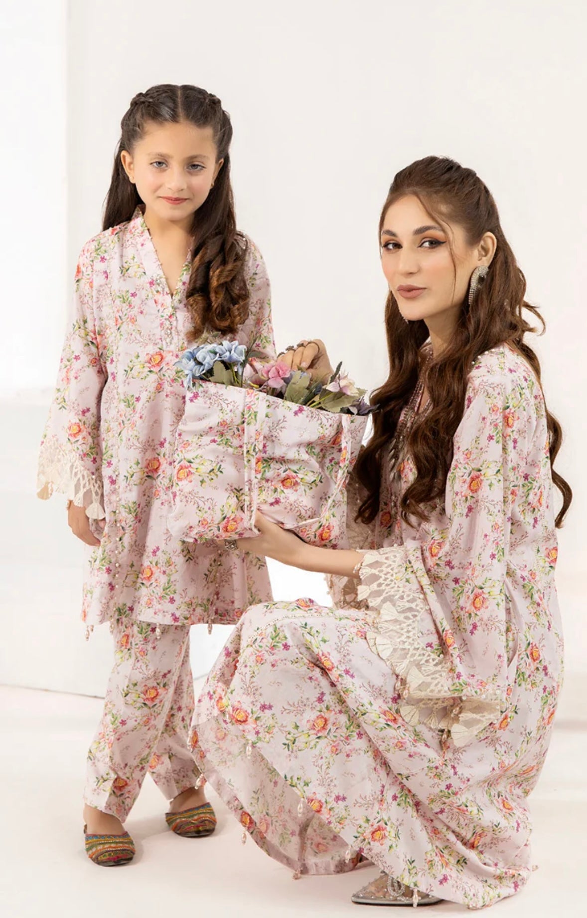 SIMRANS Mummy and Me/kids 2pc Co-ords Suit SCO-674