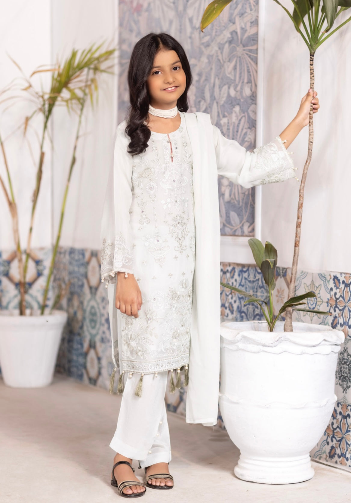 SIMRANS EXCLUSIVE | LUXURY CHIFFON MOTHER DAUGHTER/Kids READY TO WEAR | 021